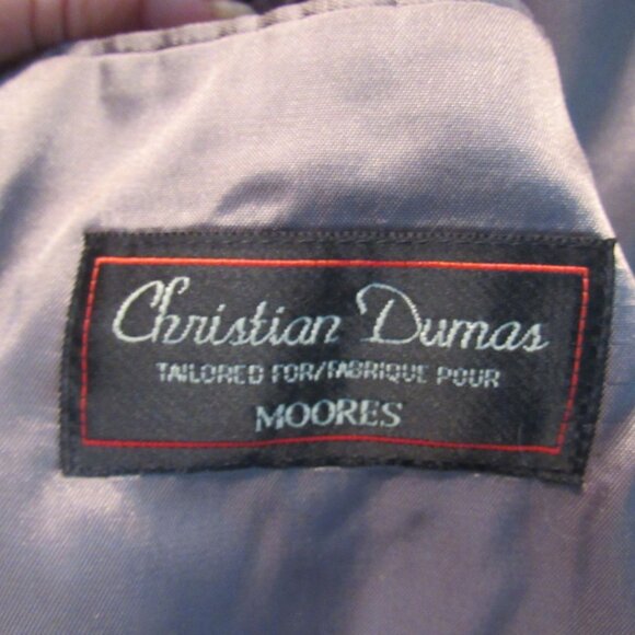 Vintage Christian Dumas English Saddleworth Wool Tweed Blazer Size 44R F580 - Picture 4 of 7